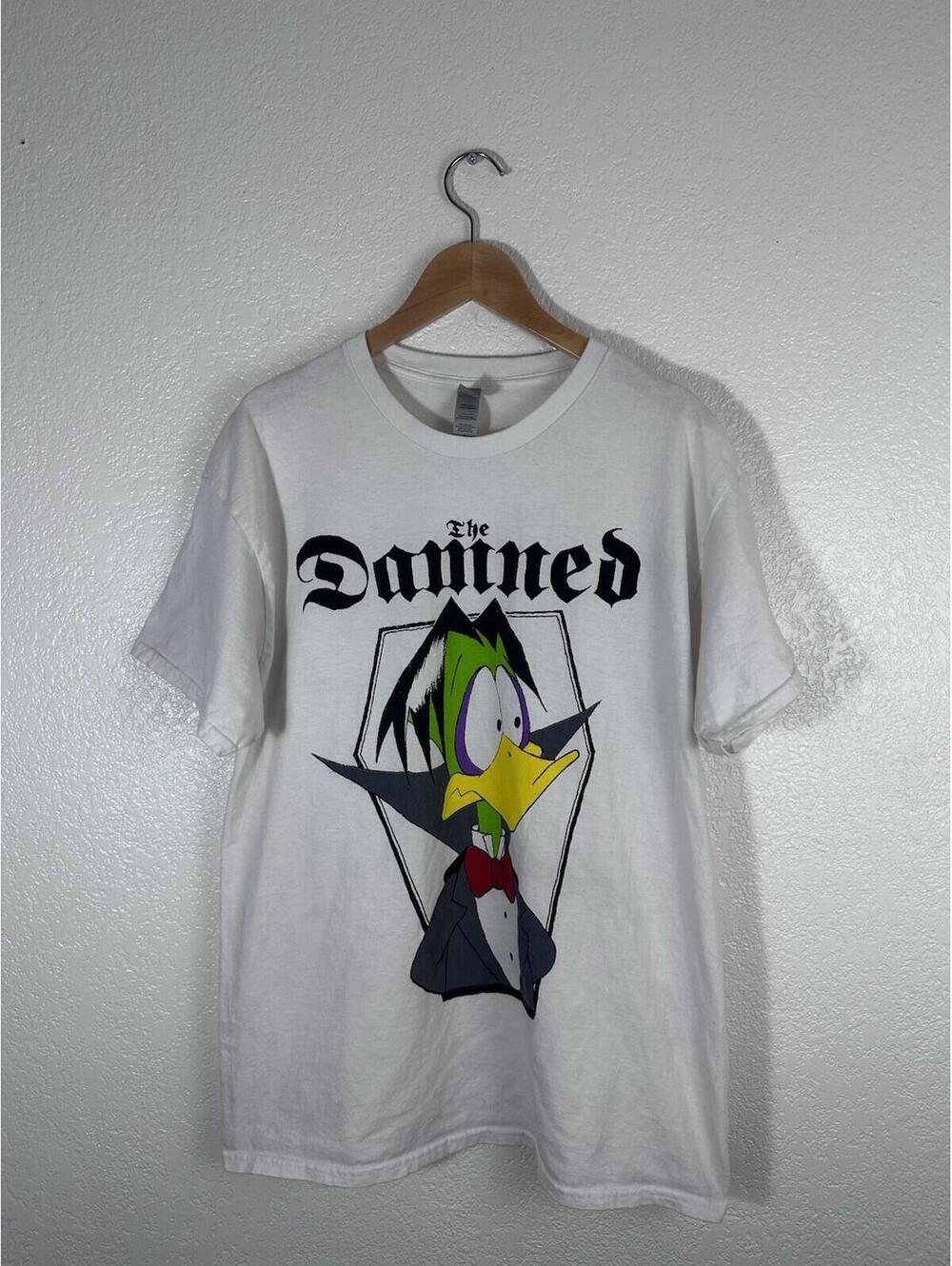 The Damned Graphic T-Shirt – Daffy Duck Parody – Size Large